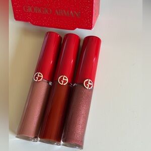 GIORGIO ARMANI Beauty Mini Lip Maestro Liquid Matte Lipsticks Trio